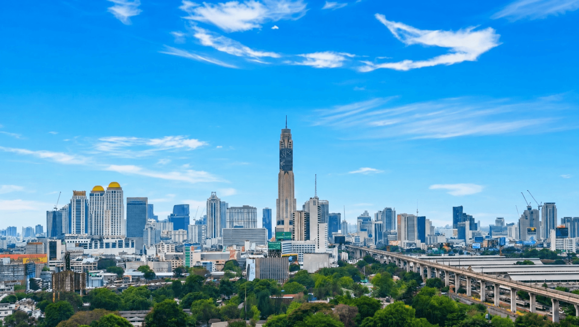 Bangkok Cityscape Background