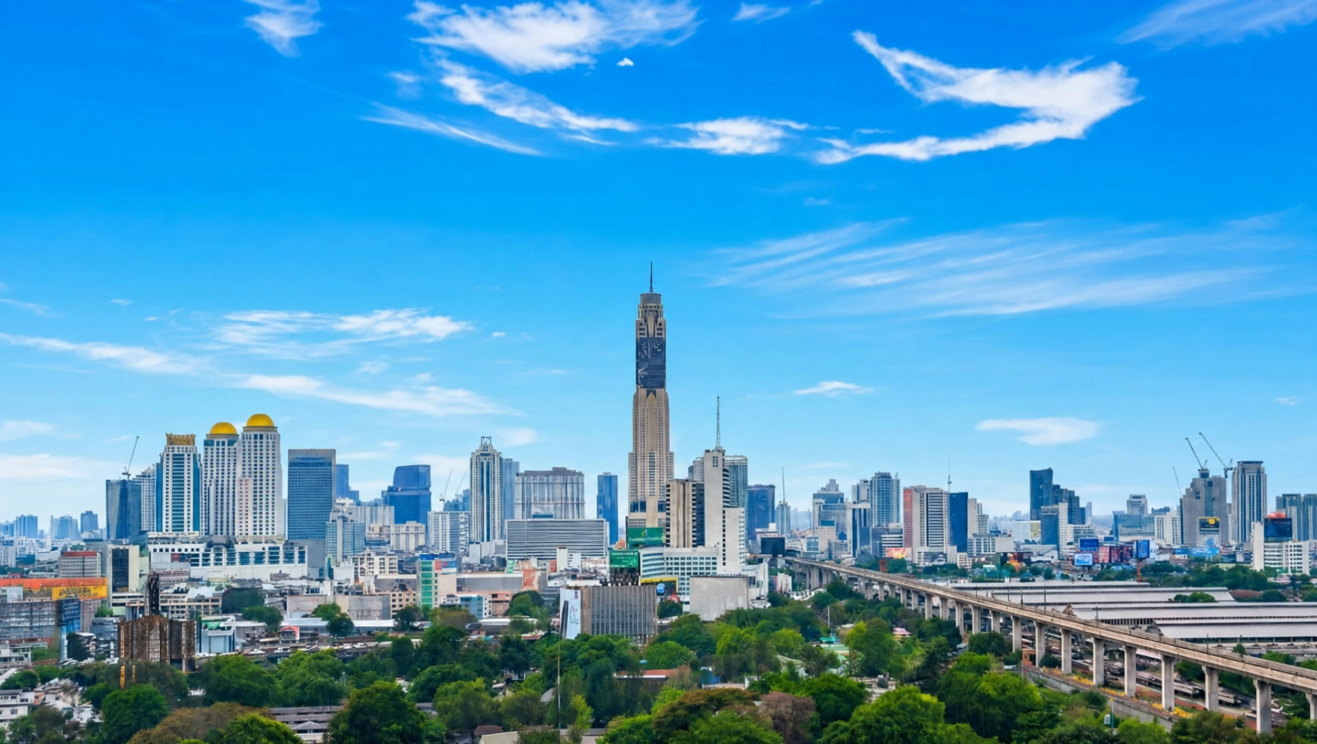 Bangkok Cityscape Background